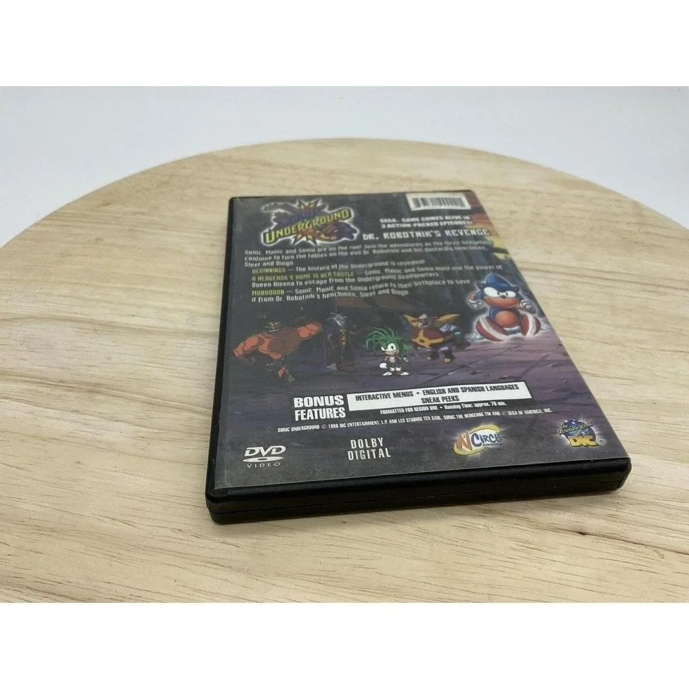 Sonic Underground Dr. Robotnik's Revenge DVD NCircle Animated TV‎ Series Family